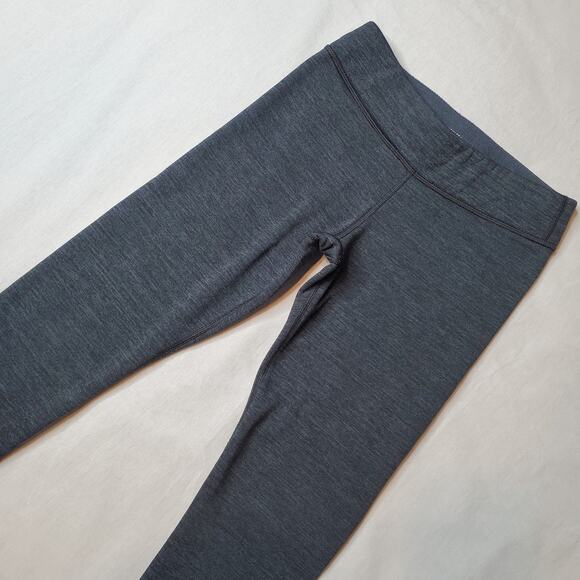 Athleta Girl Size L Polartec Tight Dark Gray 384256 - Picture 1 of 9